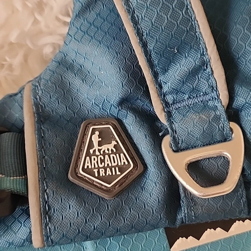 Arcadia Trail Dog Harness Blue Medium - Picture 3 of 7